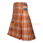 Tennessee Volunteer Tartan 8 Yard Kilt for Men - Image 2