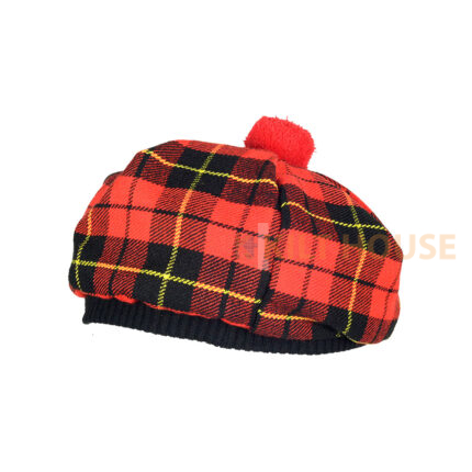 Wallace Tartan Tam o' Shatner Tammy Hat Flat Bonnet